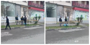 VIDEO: ბიჭი სახურავიდან გადმოვარდა და... - რა მოხდა რუსთაველის ქუჩაზე