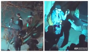 VIDEO: სპეცრაზმელები ჟურნალისტს ფიზიკურად დაუპირისპირდნენ - საზარელი კადრები აქციიდან
