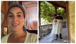 VIDEO: ოტია იოსელიანის რძალი მისი ეზოდან ქორწილის ფოტო სესიას გვიზიარებს