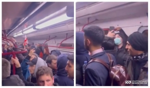 VIDEO: ახალგაზრდები თბილისის მეტროში საქართველოს ჰიმნს მღერიან