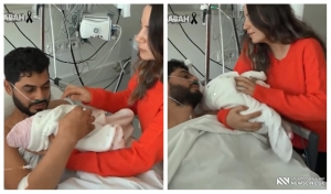 VIDEO: ემოციური კადრები თურქეთიდან - მამამ პირველად ნახა შვილი, რომელიც მიწისძვრის ღამეს დაიბადა