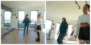 VIDEO: "მგონი აქეთ მაცეკვებს“ - სალომე ჭაჭუა გოგოლა კალანდაძეს ცეკვას ასწავლის