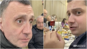VIDEO: "მაცადე კაცო არ მიჭამია ჯერ არაფერი" - ნახეთ ოთარ ტატიშვილის და მისი შვილის სახალისო ვიდეო