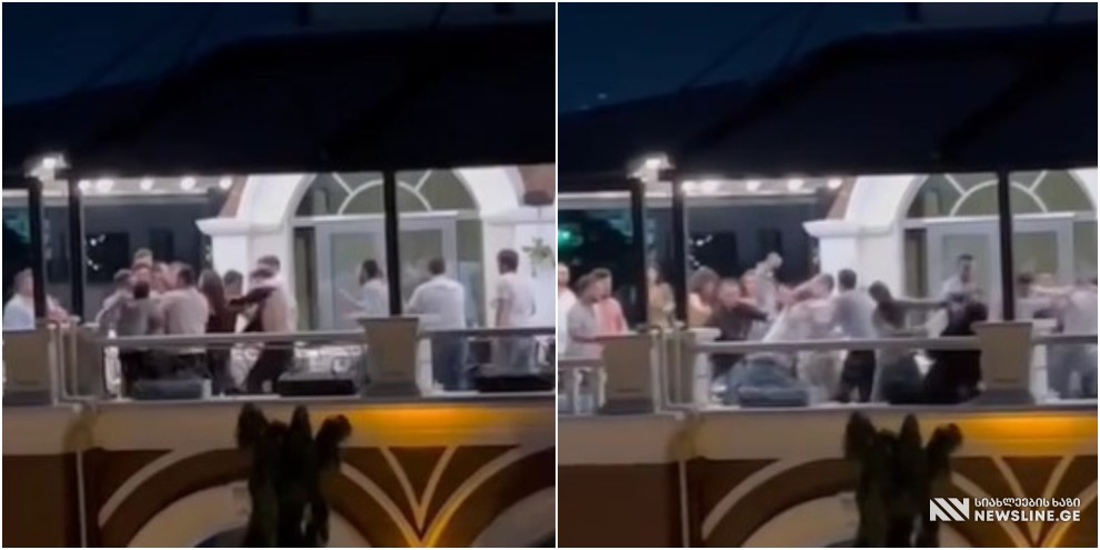 VIDEO: საშინელი კადრები ბათუმიდან - რესტორანში ძალიან დიდი ჩხუბი ატყდა