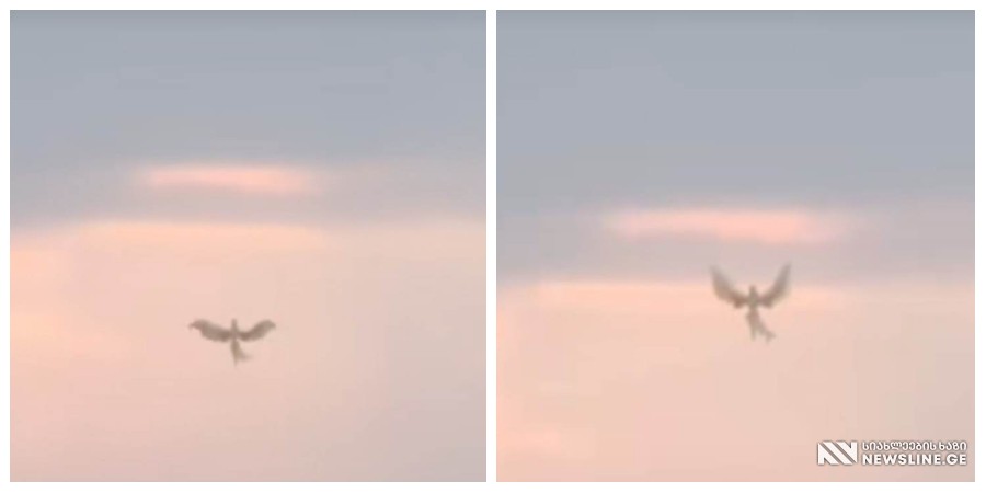 VIDEO: ცაში ანგელოზი გამოჩნდა - ნახეთ ვიდეო