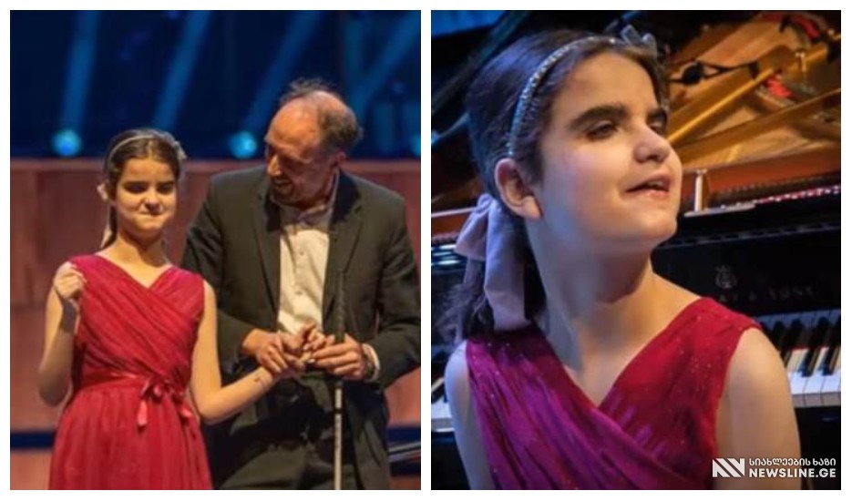 VIDEO: 13 წლის უსინათლო გოგომ ბრიტანეთის პიანისტების კონკურსი მოიგო